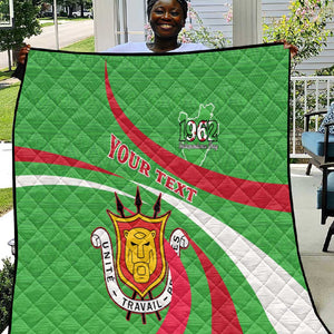 Personalized Burundi Quilt 63rd Anniversary of Independence