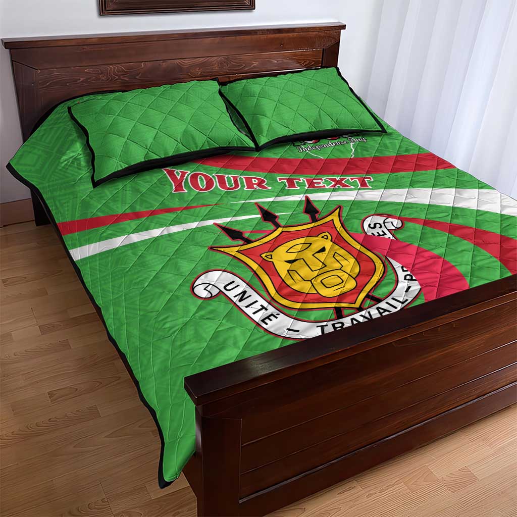 Personalized Burundi Quilt Bed Set 63rd Anniversary of Independence