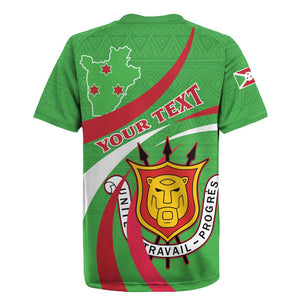 Personalized Burundi Rugby Jersey 63rd Anniversary of Independence