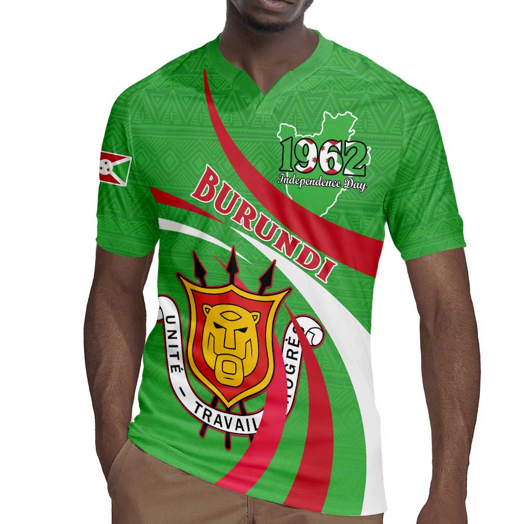 Personalized Burundi Rugby Jersey 63rd Anniversary of Independence