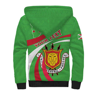 Personalized Burundi Sherpa Hoodie 63rd Anniversary of Independence