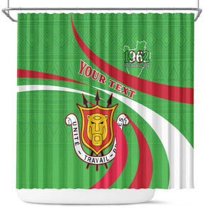 Personalized Burundi Shower Curtain 63rd Anniversary of Independence