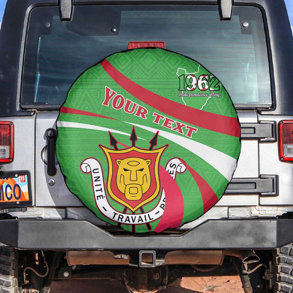 Personalized Burundi Spare Tire Cover 63rd Anniversary of Independence