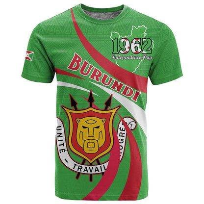 Personalized Burundi T shirt 63rd Anniversary of Independence