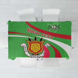 Personalized Burundi Tablecloth 63rd Anniversary of Independence