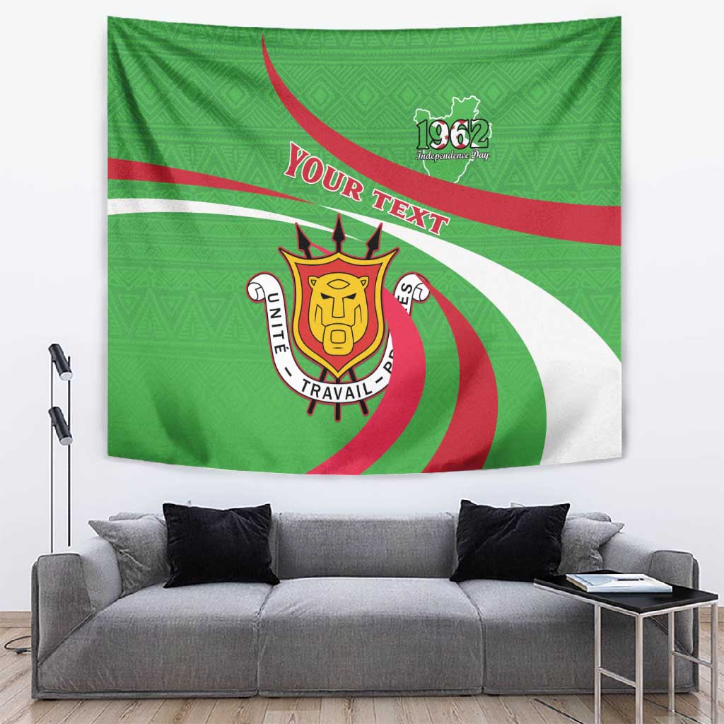 Personalized Burundi Tapestry 63rd Anniversary of Independence
