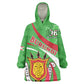 Personalized Burundi Wearable Blanket Hoodie 63rd Anniversary of Independence