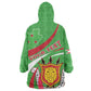 Personalized Burundi Wearable Blanket Hoodie 63rd Anniversary of Independence