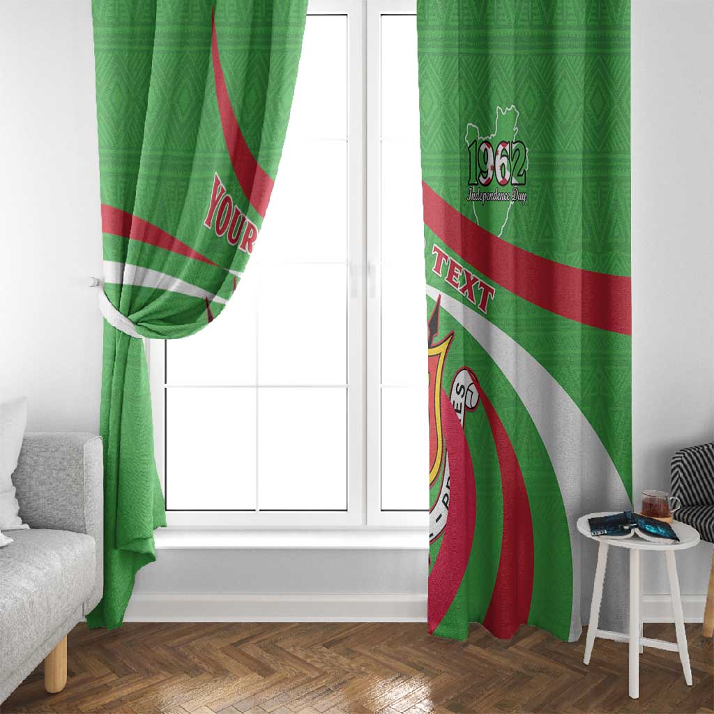 Personalized Burundi Window Curtain 63rd Anniversary of Independence