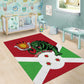 Personalized Jamhuri ya Burundi Area Rug Lion With Coat Of Arms - Flag Style