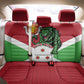 Personalized Jamhuri ya Burundi Back Car Seat Cover Lion With Coat Of Arms - Flag Style