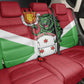 Personalized Jamhuri ya Burundi Back Car Seat Cover Lion With Coat Of Arms - Flag Style
