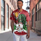 Personalized Jamhuri ya Burundi Baseball Jersey Lion With Coat Of Arms - Flag Style