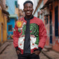 Personalized Jamhuri ya Burundi Bomber Jacket Lion With Coat Of Arms - Flag Style