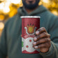 Personalized Jamhuri ya Burundi 4 in 1 Can Cooler Tumbler Lion With Coat Of Arms - Flag Style
