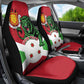 Personalized Jamhuri ya Burundi Car Seat Cover Lion With Coat Of Arms - Flag Style