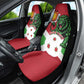 Personalized Jamhuri ya Burundi Car Seat Cover Lion With Coat Of Arms - Flag Style