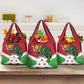 Personalized Jamhuri ya Burundi Grocery Bag Lion With Coat Of Arms - Flag Style