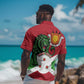 Personalized Jamhuri ya Burundi Hawaiian Shirt Lion With Coat Of Arms - Flag Style