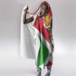 Personalized Jamhuri ya Burundi Hooded Blanket Lion With Coat Of Arms - Flag Style
