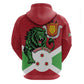 Personalized Jamhuri ya Burundi Hoodie Lion With Coat Of Arms - Flag Style