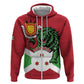 Personalized Jamhuri ya Burundi Hoodie Lion With Coat Of Arms - Flag Style