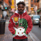 Personalized Jamhuri ya Burundi Hoodie Lion With Coat Of Arms - Flag Style