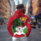 Personalized Jamhuri ya Burundi Hoodie Lion With Coat Of Arms - Flag Style