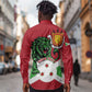 Personalized Jamhuri ya Burundi Long Sleeve Button Shirt Lion With Coat Of Arms - Flag Style