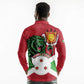 Personalized Jamhuri ya Burundi Long Sleeve Polo Shirt Lion With Coat Of Arms - Flag Style