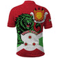 Personalized Jamhuri ya Burundi Polo Shirt Lion With Coat Of Arms - Flag Style