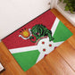 Personalized Jamhuri ya Burundi Rubber Doormat Lion With Coat Of Arms - Flag Style