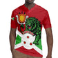 Personalized Jamhuri ya Burundi Rugby Jersey Lion With Coat Of Arms - Flag Style