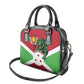Personalized Jamhuri ya Burundi Shoulder Handbag Lion With Coat Of Arms - Flag Style
