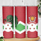 Personalized Jamhuri ya Burundi Skinny Tumbler Lion With Coat Of Arms - Flag Style