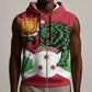 Personalized Jamhuri ya Burundi Sleeveless Zip Hoodie Lion With Coat Of Arms - Flag Style - African Pride