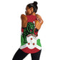Personalized Jamhuri ya Burundi Women Racerback Tank Lion With Coat Of Arms - Flag Style