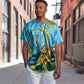 Personalized Happy Rwanda Independence Day Baseball Jersey Coat Of Arms With Map