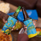 Personalized Happy Rwanda Independence Day 4 in 1 Can Cooler Tumbler Coat Of Arms With Map