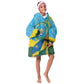 Personalized Happy Rwanda Independence Day Kid Wearable Blanket Hoodie Coat Of Arms With Map