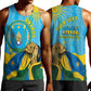 Personalized Happy Rwanda Independence Day Men Tank Top Coat Of Arms With Map