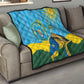 Personalized Happy Rwanda Independence Day Quilt Coat Of Arms With Map