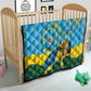 Personalized Happy Rwanda Independence Day Quilt Coat Of Arms With Map
