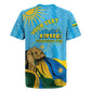 Personalized Happy Rwanda Independence Day Rugby Jersey Coat Of Arms With Map