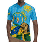 Personalized Happy Rwanda Independence Day Rugby Jersey Coat Of Arms With Map