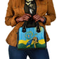 Personalized Happy Rwanda Independence Day Shoulder Handbag Coat Of Arms With Map