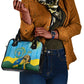 Personalized Happy Rwanda Independence Day Shoulder Handbag Coat Of Arms With Map