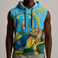 Personalized Happy Rwanda Independence Day Sleeveless Hoodie Coat Of Arms With Map - African Pride
