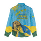 Personalized Happy Rwanda Independence Day Women Casual Shirt Coat Of Arms With Map