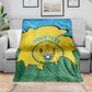 Personalized Jamhuri ya Rwanda Blanket Coat Of Arms Imigongo Pattern